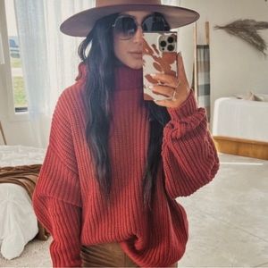 BLACK Amherst funnel neck sweater by
Chelsea Deboer